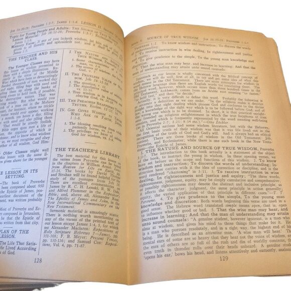 Book PELOUBETS Notes on International Bible Lessons for Christian Teachings 1961 - Picture 8 of 12